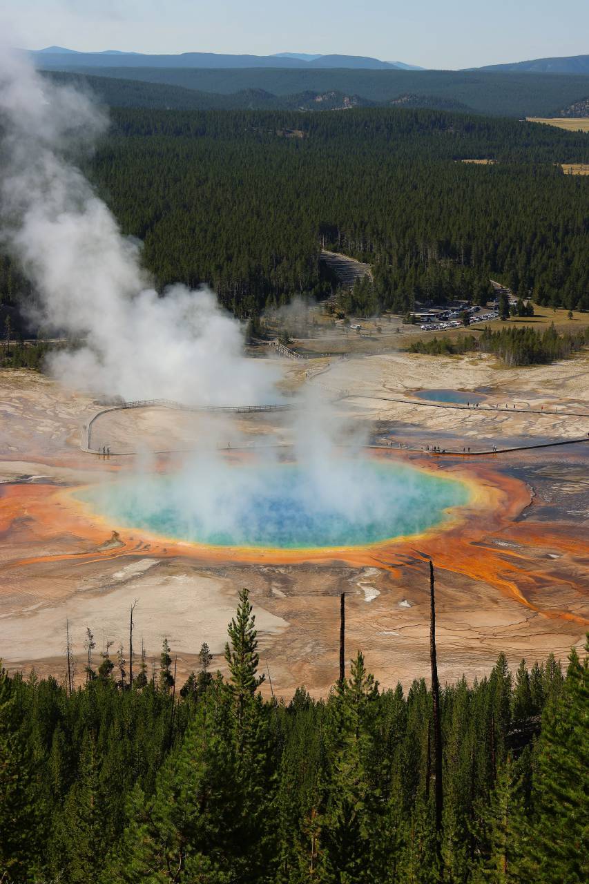 Image Of Grand Prismatic Spring United States Yellowstonepark