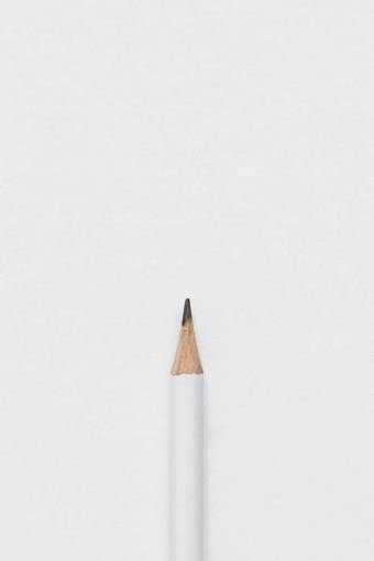 educacion lápiz, fondo blanco, lápiz blanco, primer plano, material, fondos, madera, educación