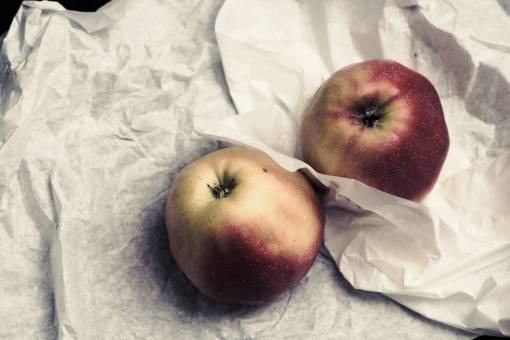 manzano manzanas frutas comida saludable papel