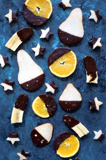 banana-dish-fruit banana  orange  chocolate  food  sweets  fruit
