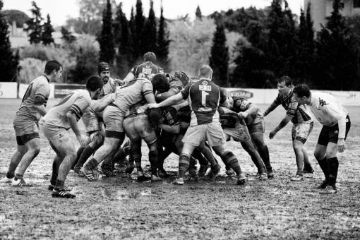 mud black and white  people  men  outdoor  nature  field  sport