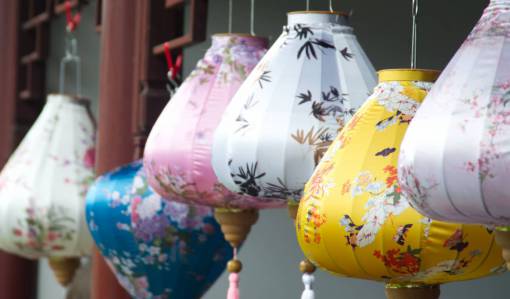asiatico linternas chinas china decoración asiática celebrar oriental