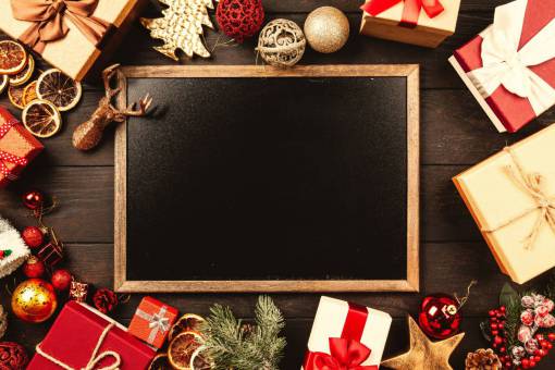 superior Caja de regalo Navidad presente celebración festivo estacional