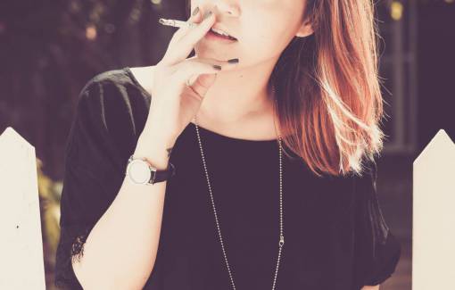 cigarette girl  woman  smoking  cigarette  people  lifestyle
