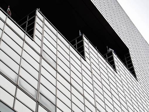 perspectiva edificio de vidrio arquitectura edificios de la ciudad ventanas oficina