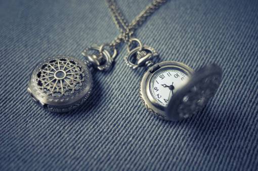 collar medallón colgante collar reloj tiempo