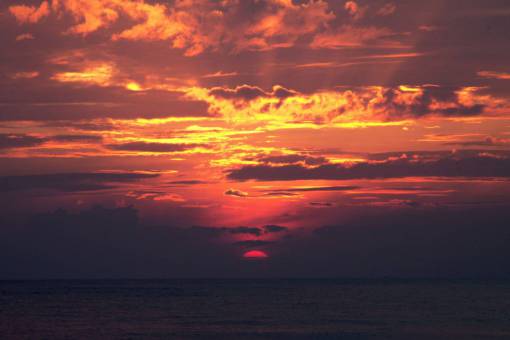 nature  sky  clouds  sun  light  peek  dusk