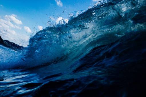 olas cielo mar océano agua olas naturaleza nubes azul