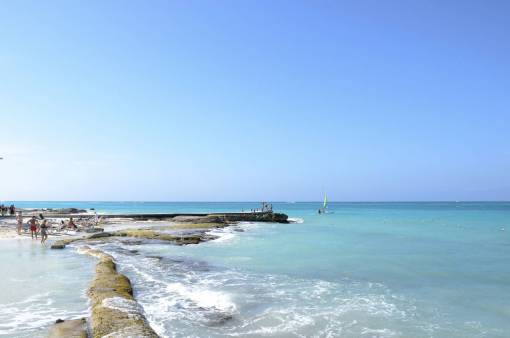 apuntalar mar océano agua olas naturaleza camino gente