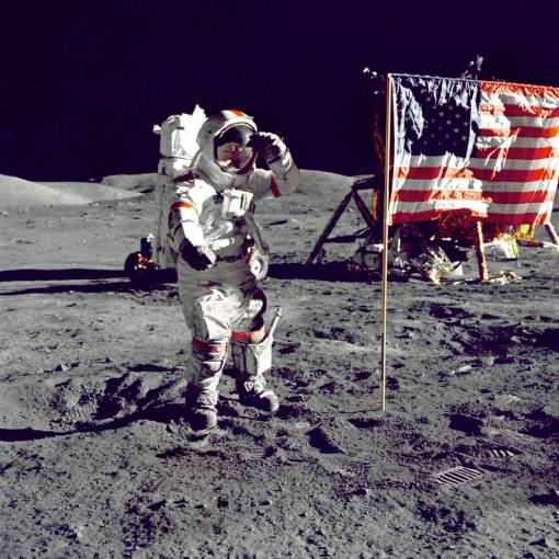 espacio luna bandera astronauta oscuras gravedad estados unidos