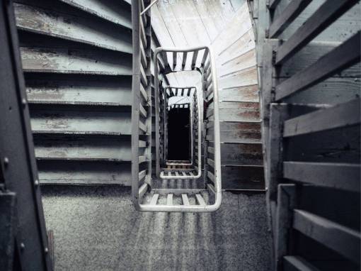 stairway-rock stairwell  stairway  stairs  steps  railing
