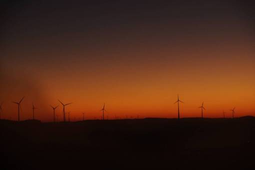 windmill sunset  landscape  dark  night  windmill  energy  wind
