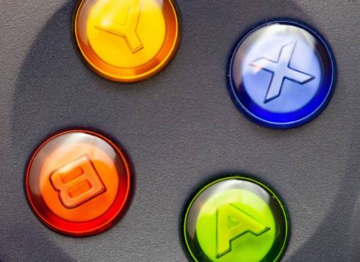boton Controlador de videojuegos botones de control de primer plano macro