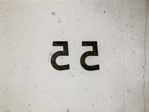 numeros etiqueta de recuento de número de pared