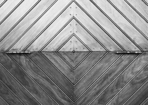 leer bisagras de puerta de madera cuadrados