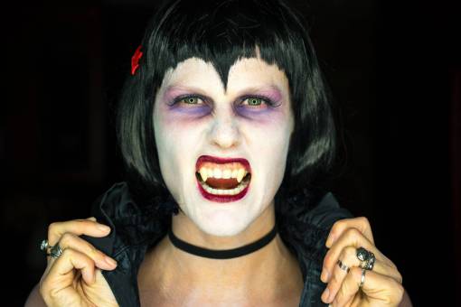 women adult one person human face vampire;woman women portrait caucasian ethnicity