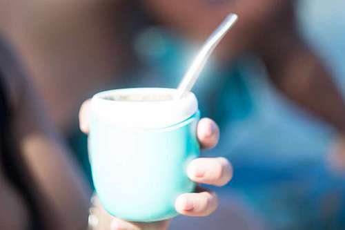 typical Argentine yerba mate outdoors