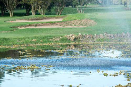 suburb Beautiful golf course , 