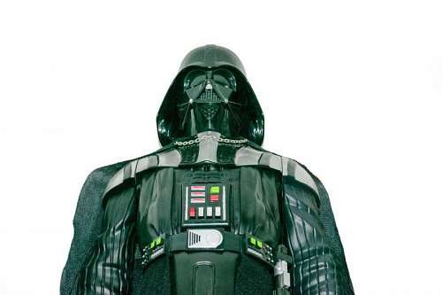 editor Una foto de estudio de una figura de acción de Darth Vader de la serie de películas Star Wars