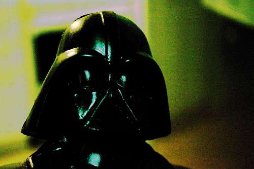 editor Foto de estudio de una figura de acción de Darth Vader de la serie de películas Star Wars