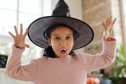 lifestyle child cute smiling childhood one person caucasian ethnicity vampire;girl;childhood
