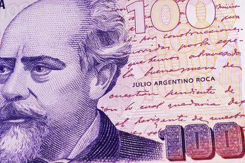hundreds Hundred Argentine pesos