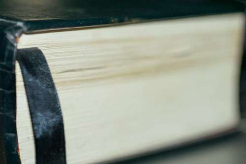 educacion Detalle macro de un gran libro