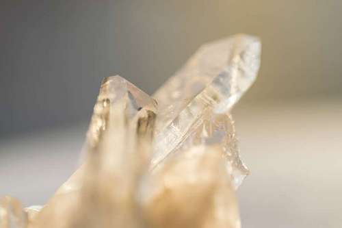 geologia Detalle de roca de cristal de cuarzo