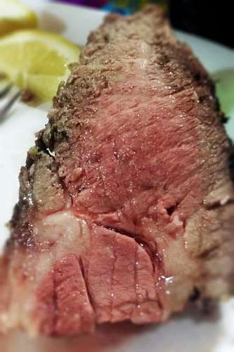 steak Slice of juicy piece of pork bondiola