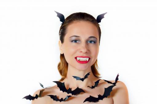 happy women smiling one person vampire;woman beauty adult caucasian ethnicity