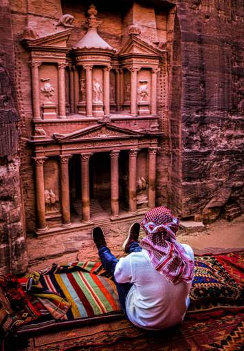 monumento Ruinas de Petra en Jordania