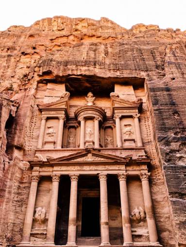 monumento Ruinas de Petra en Jordania