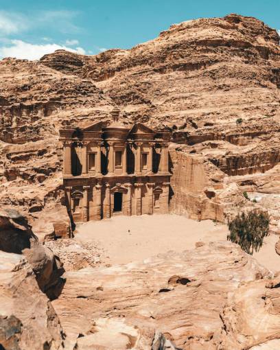 monumento Ruinas de Petra en Jordania