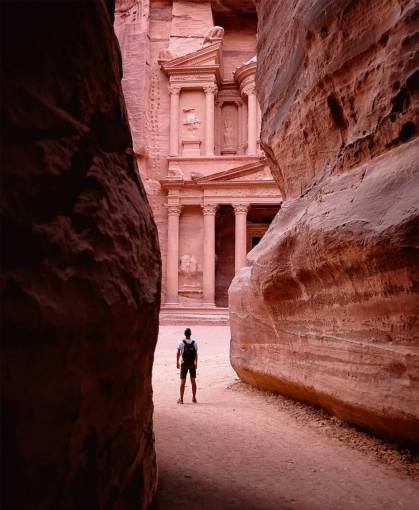 monumento Ruinas de Petra en Jordania