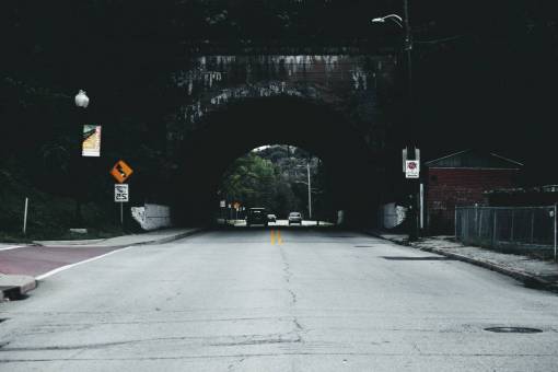 tunnel places  tunnel  cars  vehicles  transportation  road  signs

