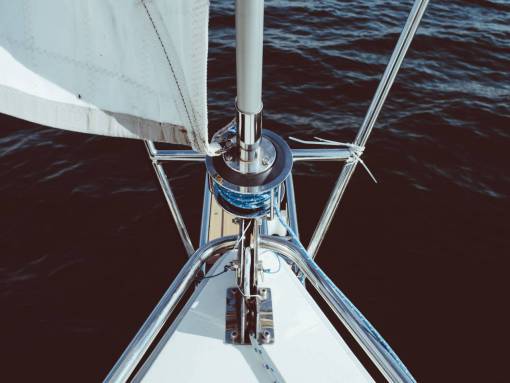 sailboat sailboat  rope  bow  water  sea
