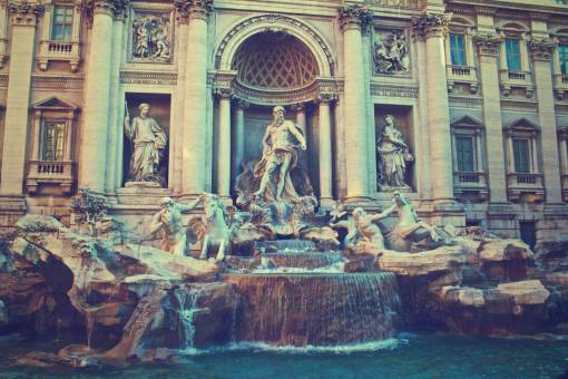 estatua historica Fontana de Trevi Roma Italia arquitectura arte estatuas esculturas