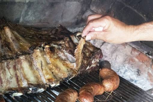 car Traditional Argentina Asado Grilling