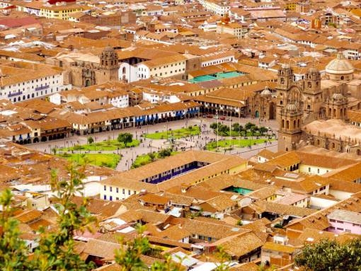 montanas Paisaje urbano de Cusco, Perú