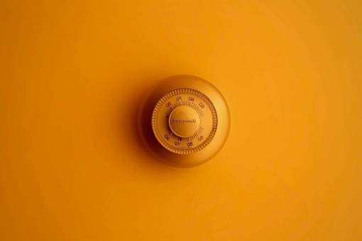 orange Safe deposit box