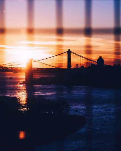 Sunset in New York City