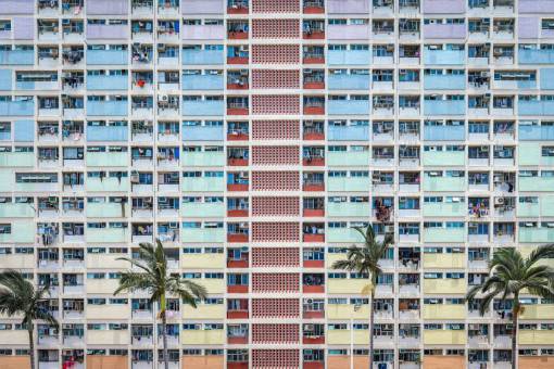 Colorful building in Miami