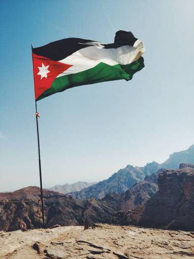 vector Bandera de Jordania