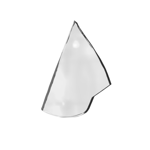 grand  Overlay of a piece of glass shard