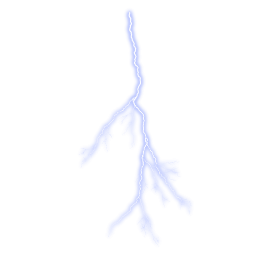  png blue storm lightning effect overlay isolated ray