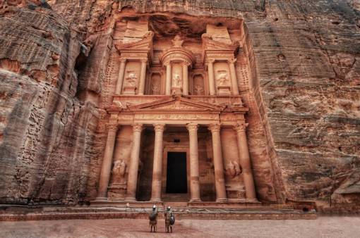 monumento Ruinas de Petra en Jordania
