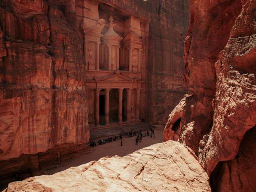 monumento Ruinas de Petra en Jordania