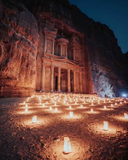 monumento Ruinas de Petra en Jordania
