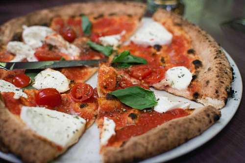 parte superior Pizza italiana margherita