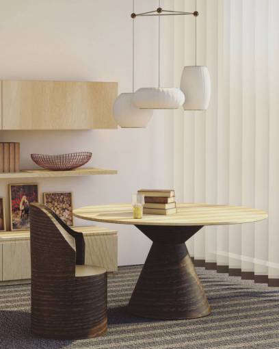 cortar arquitectura casa diseño de interiores sala de estar mesa